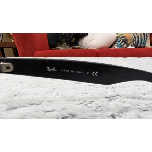 Ray-Ban RB 2132 New Wayfarer Black-Crystal Black Sunglasses - IC 18 - Picture 5 of 6